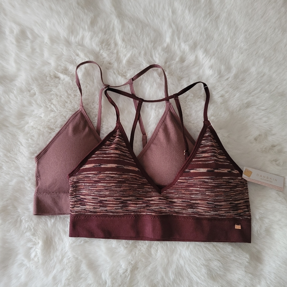 💐DANSKIN BRAND NEW 2-PACK BRALETTE SIZE L